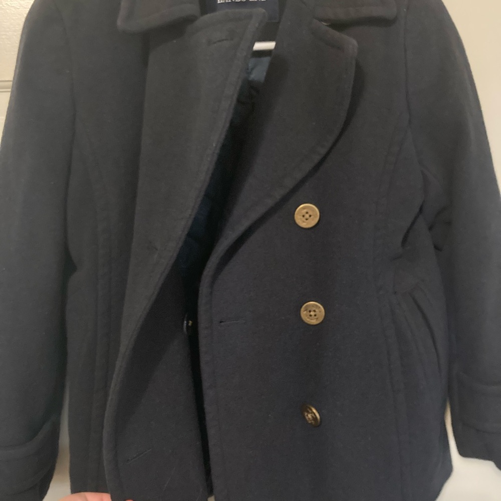 Lands' End Women's Black Peacoat - Picture 4 of 7
